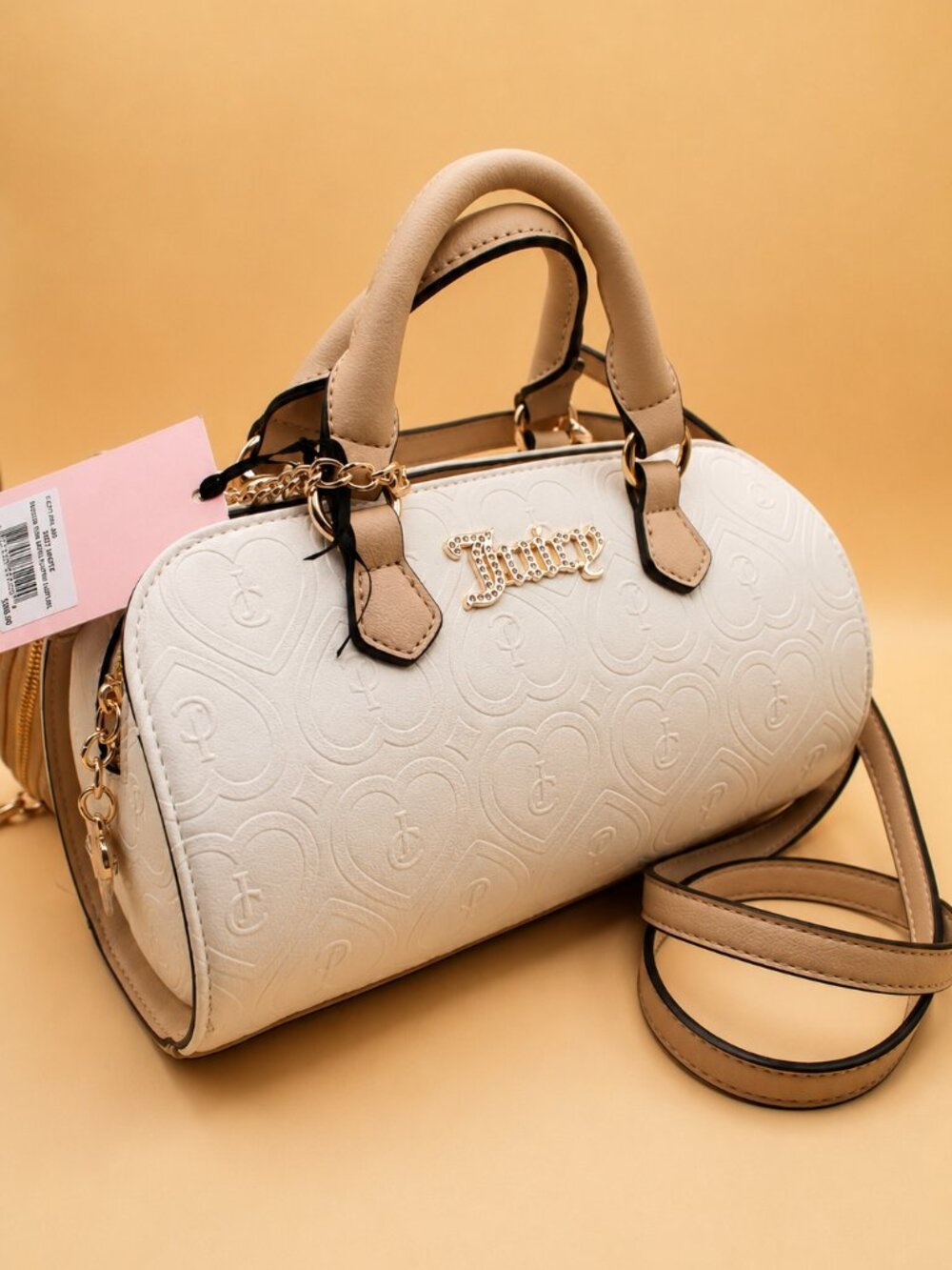 Juicy Couture Soft White Satchel with Matching Pouch – NWT